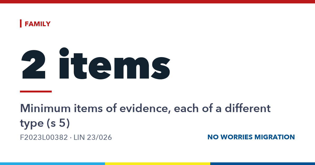 Evidence for a non-judicially determined claim of family violence: LIN 23/026