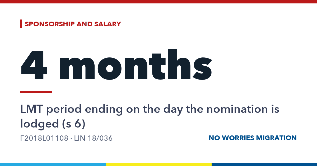 Labour market testing: period, advertising and evidence (LIN 18/036)